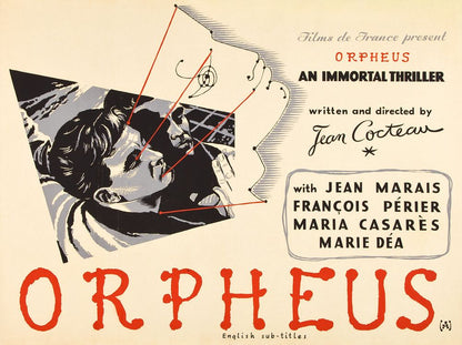 Orpheus (DisCina, 1950). British- Movie Poster Reprint