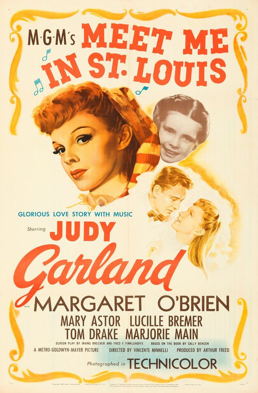 Meet Me in St. Louis (MGM, 1944).- Movie Poster Reprint