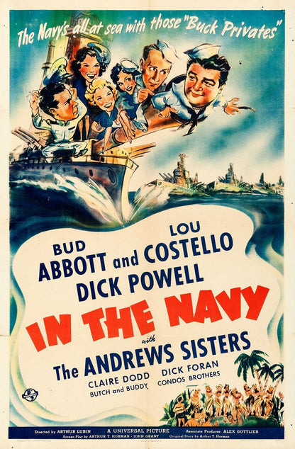 In the Navy (Universal, 1941).- Movie Poster Reprint