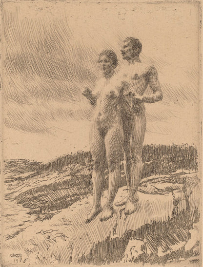 The Two - by Anders Zorn