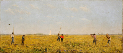 Pushing for Rail - by Thomas Eakins