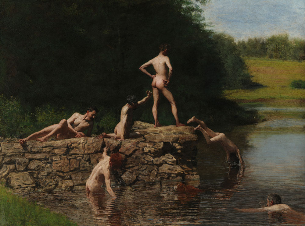 Swimming - by Thomas Eakins