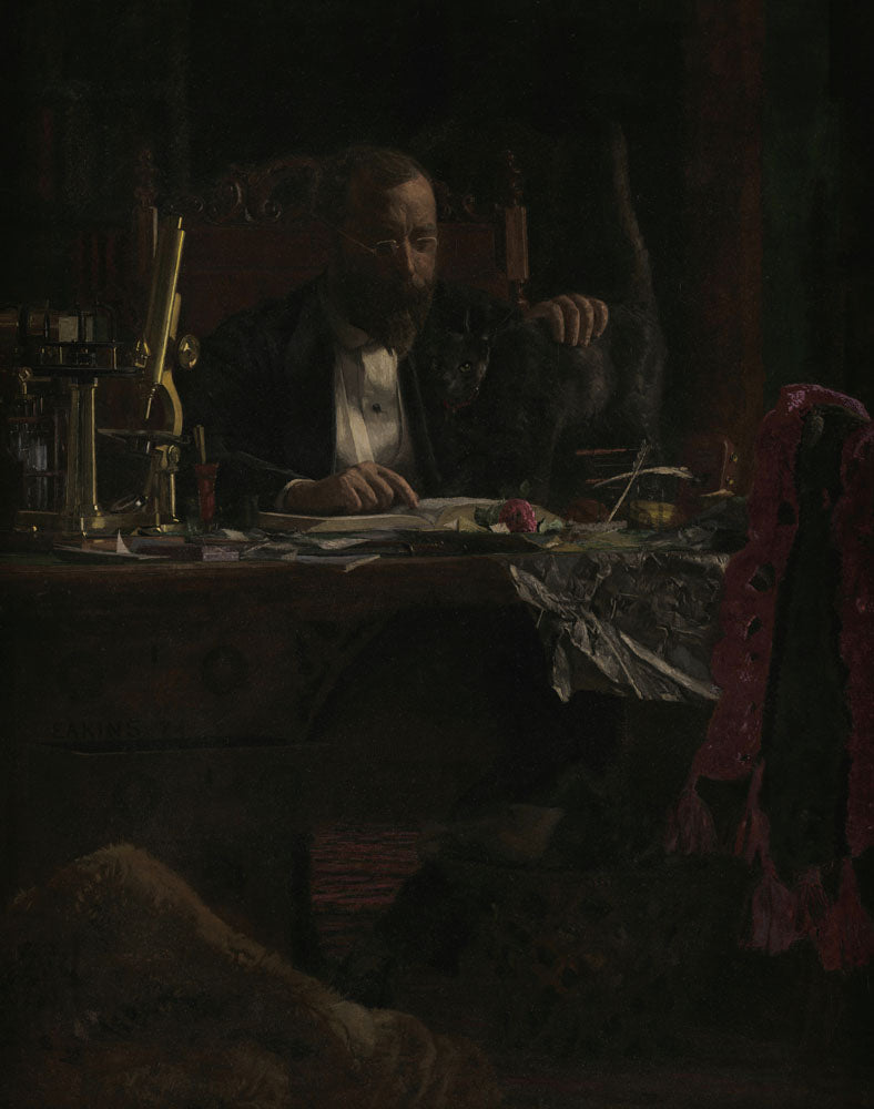 Professor Benjamin Howard Rand - by Thomas Eakins