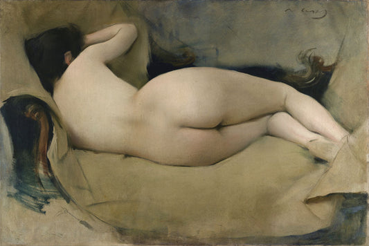 Female nude - by Ramon Casas