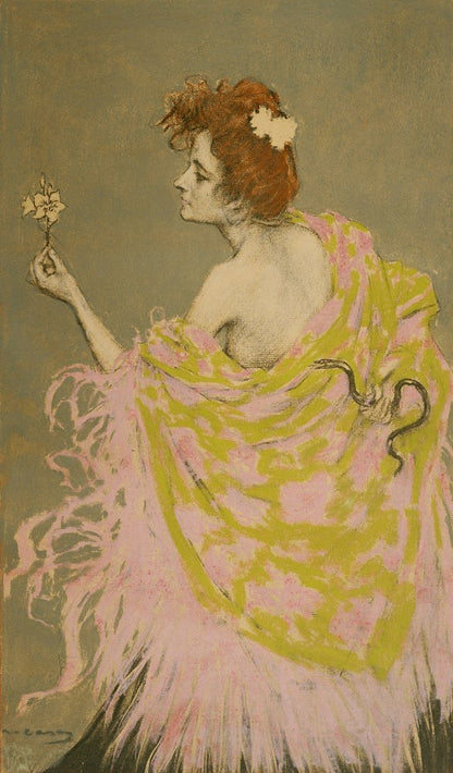 Original design for the poster 'Sífilis' - by Ramon Casas