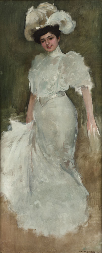 Portrait of Julia Fons - by Ramon Casas