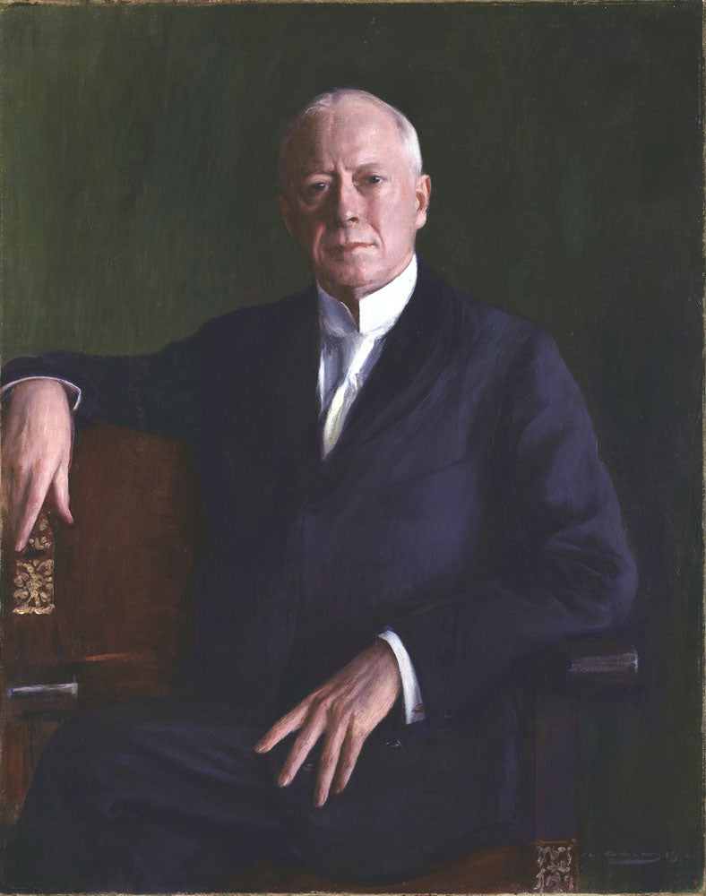 Portrait of Charles Deering - by Ramon Casas