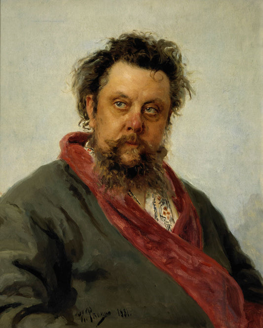 Portrait of M.P.Musorgsky - by Ilya Repin