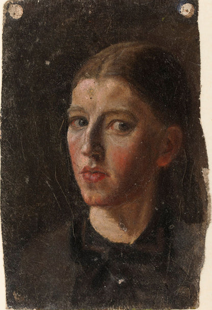 Self-portrait - by Anna Ancher