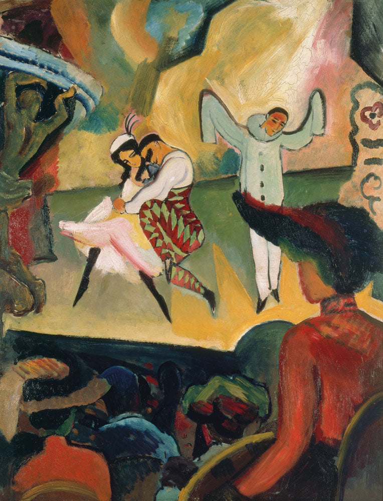 Ballet Russes I - by August Macke