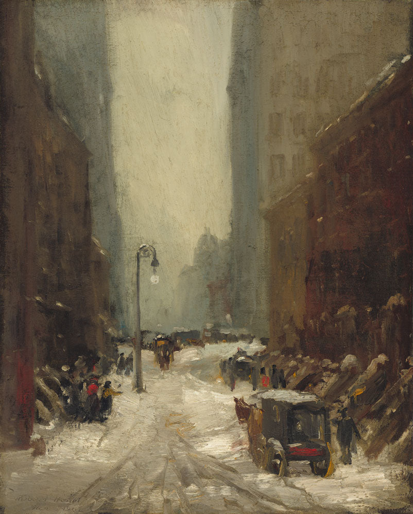 Snow in New York - by Robert Henri