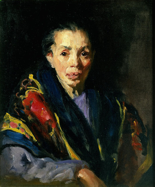 The Old Model (Old Spanish Woman) - by Robert Henri