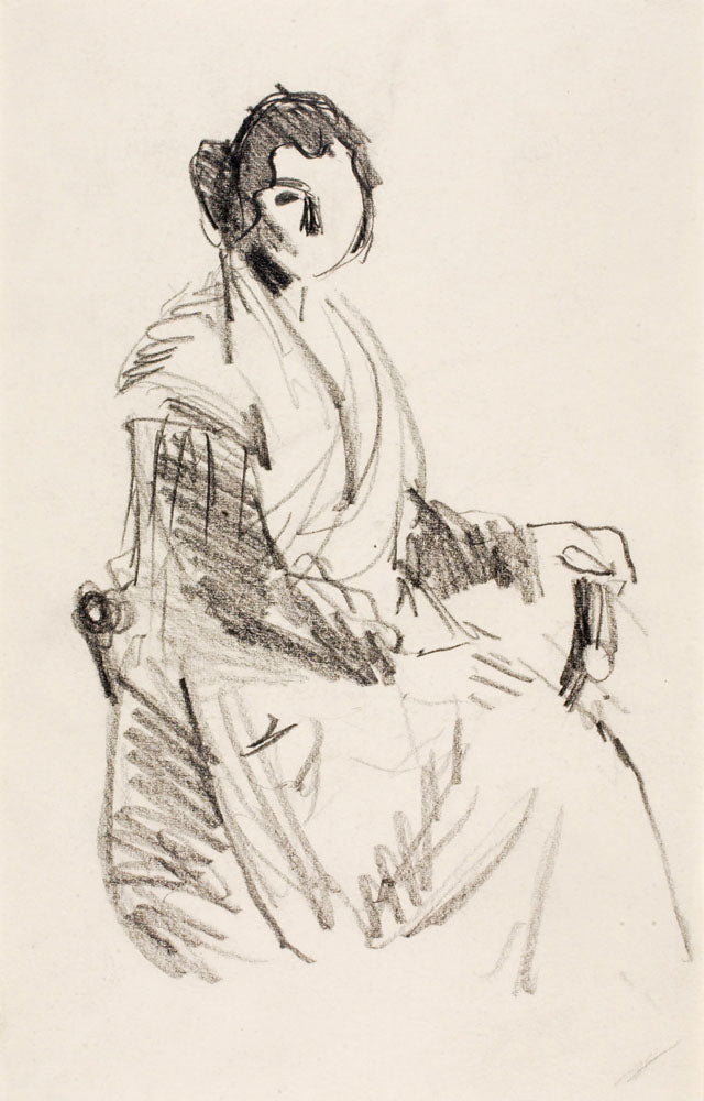 Seated Woman - by Robert Henri