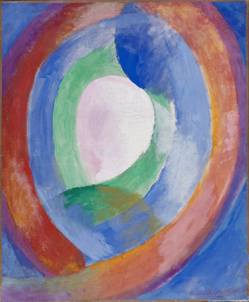 Formes circulaires; lune no. 1 - by Robert Delaunay