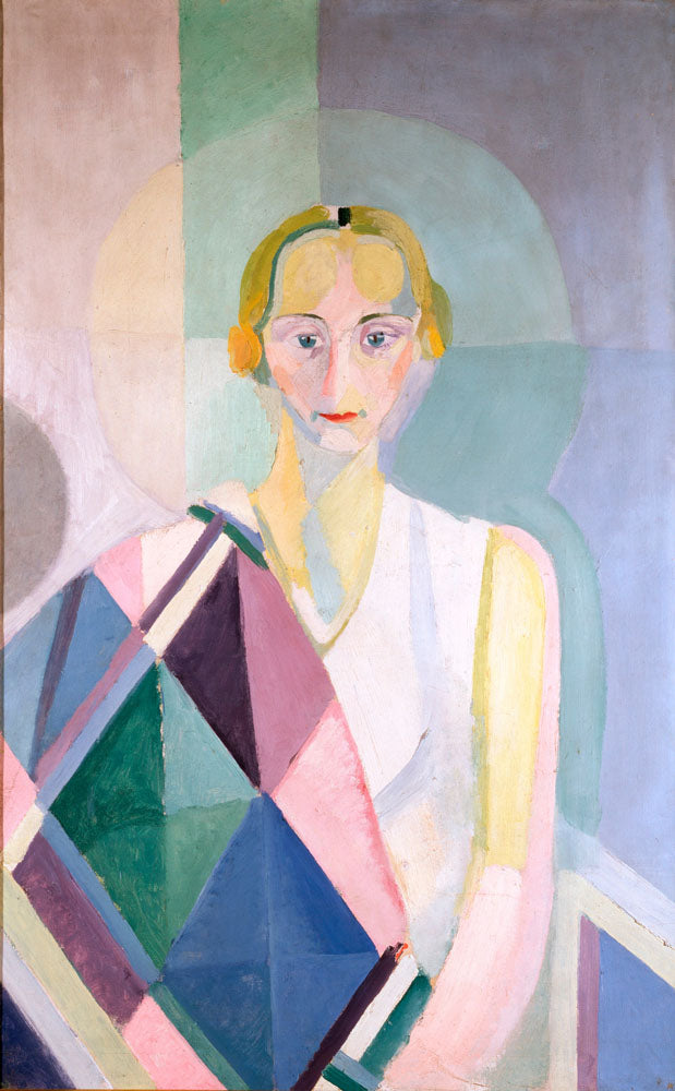 Portrait de Mme. Heim - by Robert Delaunay