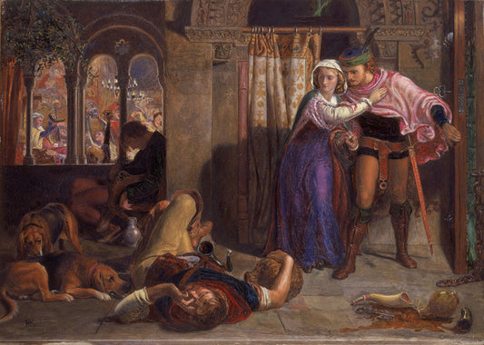 The Eve of St. Agnes - by William Holman Hunt