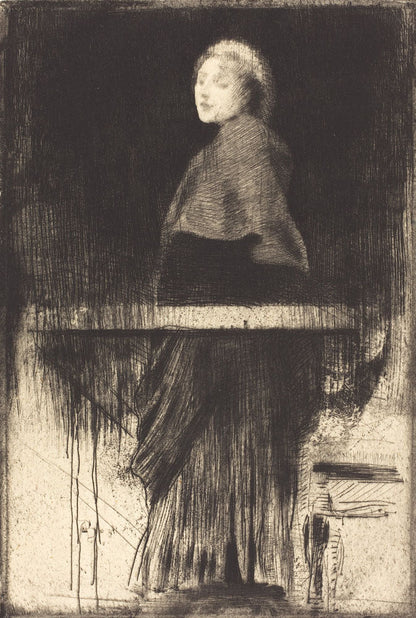 Woman in a Cape (La femme à la pèlerine) - by Paul-Albert Besnard