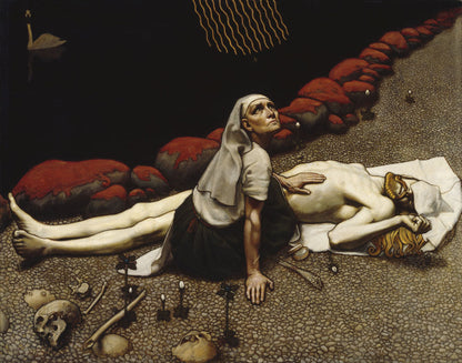 Lemminkäinen's Mother - by Akseli Gallen-Kallela