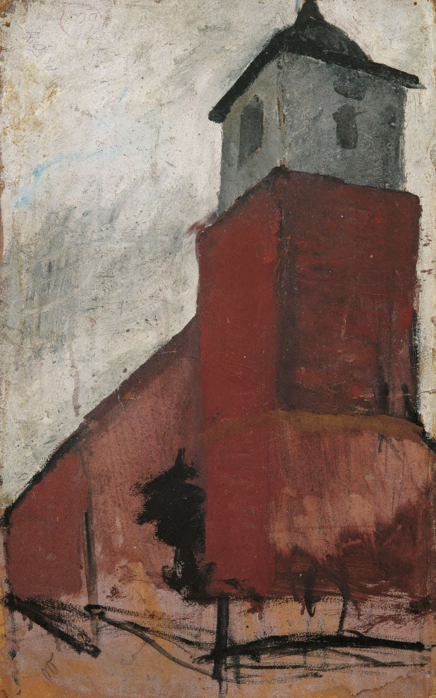 Church in Worpswede - by Paula Modersohn-Becker