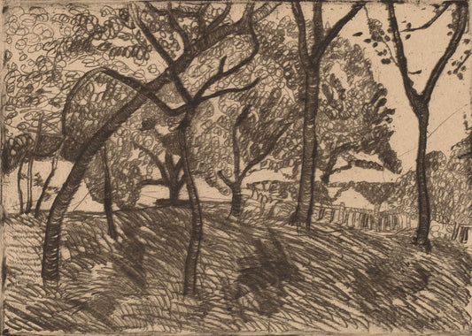 Landscape with Trees - by Paula Modersohn-Becker