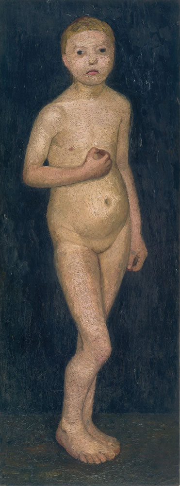 Great standing girl act - by Paula Modersohn-Becker