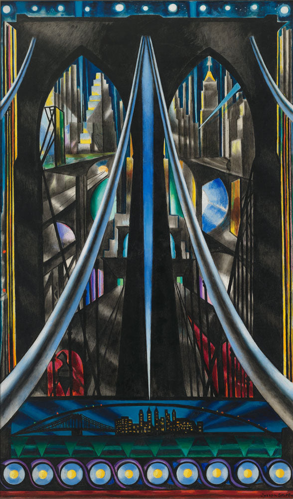 The Brooklyn Bridge: Variation on an Old Theme - by Joseph Stella