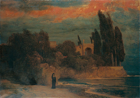 Villa by the Sea - by Arnold Böcklin