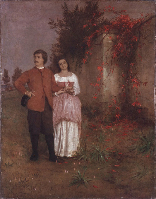 The artist and his wife - by Arnold Böcklin