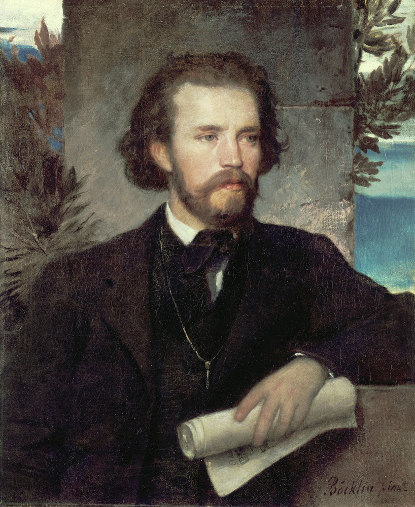 The chamber singer Karl Wallenreiter - by Arnold Böcklin