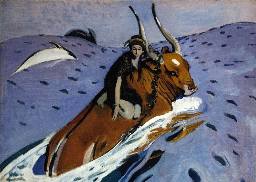 The rape of Europa - by Valentin Serov