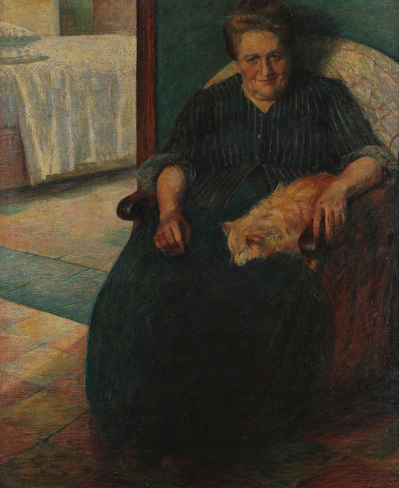 La signora Virginia - by Umberto Boccioni