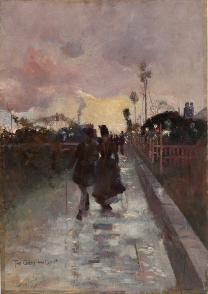 Going home (The Gray and Gold) - by Charles Conder