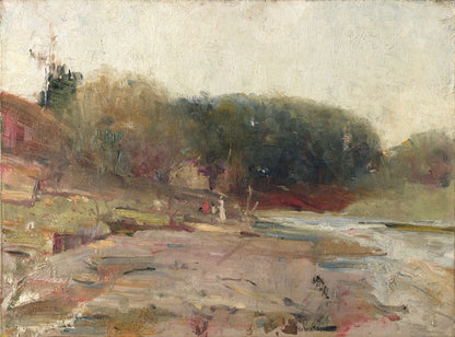 On the River Yarra, near Heidelberg, Victoria - by Charles Conder