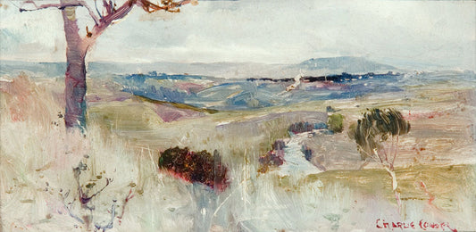 Dandenongs from Heidelberg - by Charles Conder