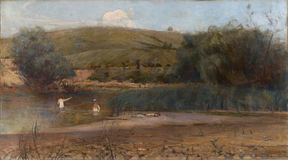 The Yarra, Heidelberg - by Charles Conder