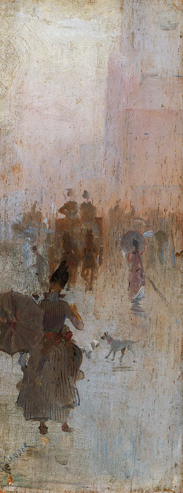 How we lost poor Flossie - by Charles Conder