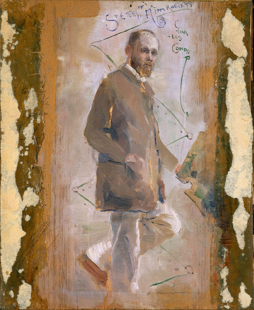 An Impressionist (Tom Roberts) - by Charles Conder