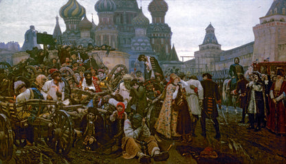 Morning of the Execution of the Streltsy - by Vasily Surikov