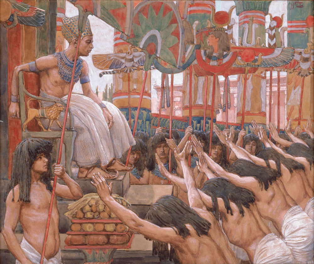 Joseph Dwelleth in Egypt - by James Tissot