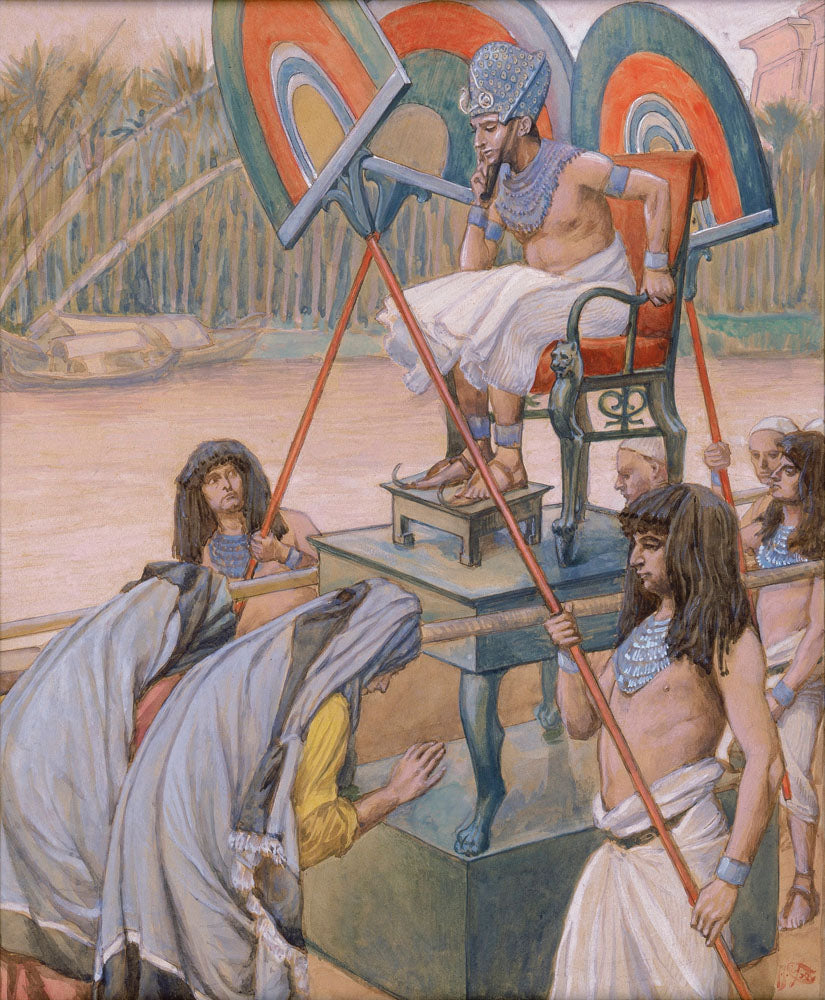 Pharaoh and the Midwives - by James Tissot