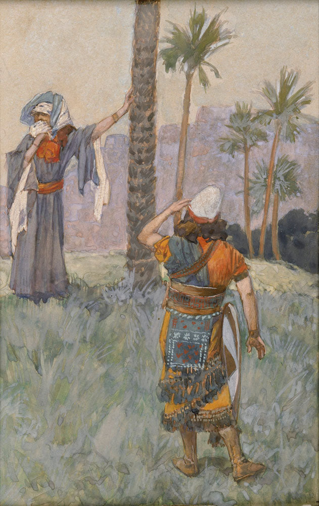 Deborah Beneath the Palm Tree - by James Tissot