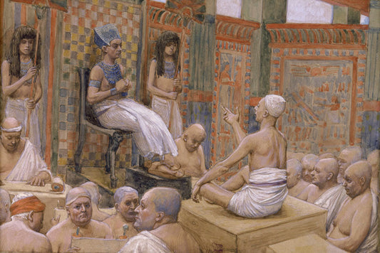 Joseph Interprets Pharaoh's Dream - by James Tissot