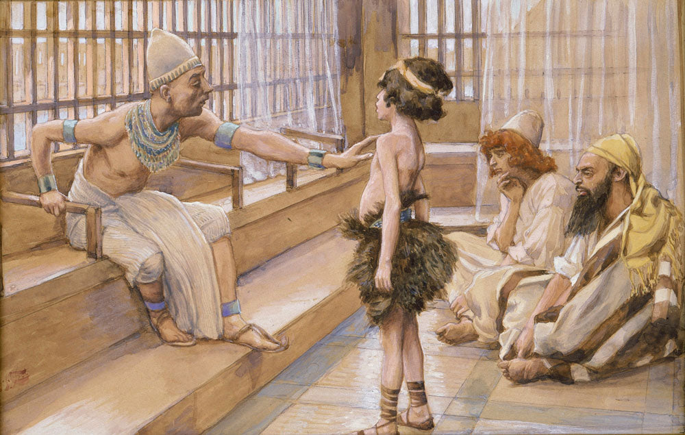 Joseph Sold Into Egypt - by James Tissot