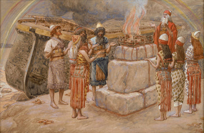 Noah's Sacrifice - by James Tissot