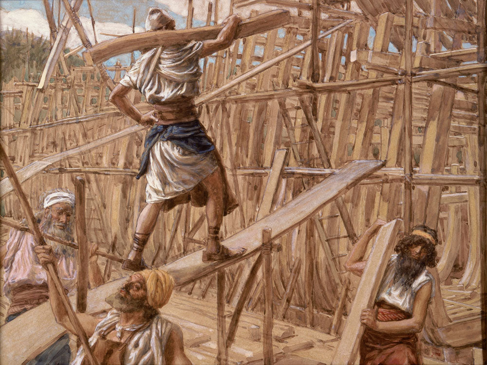 Building the Ark - by James Tissot