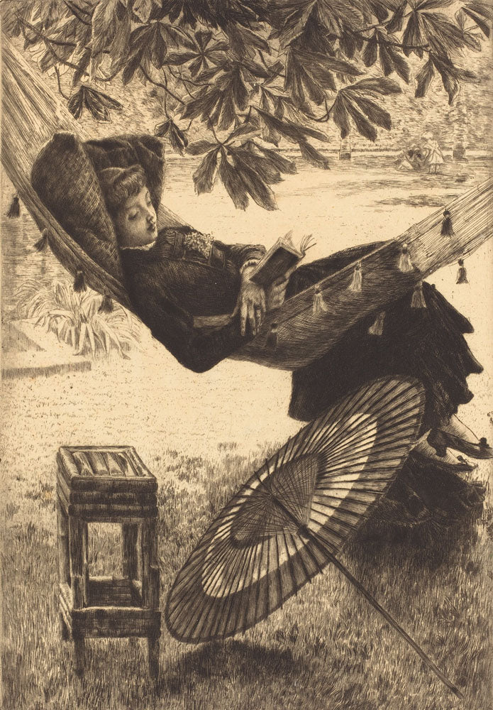 The Hammock (Le hamac) - by James Tissot