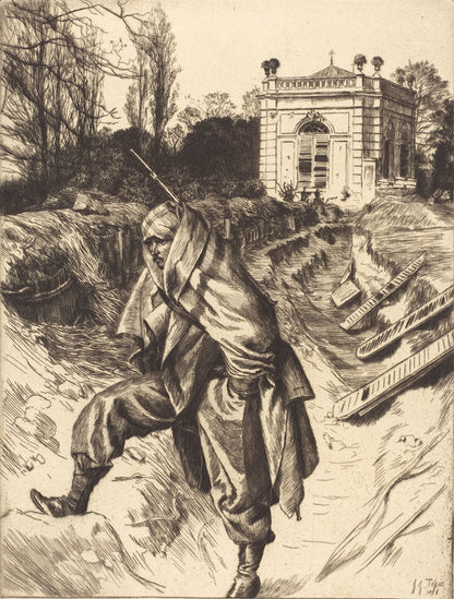 Grand Garde (Souvenir du siège de Paris) - by James Tissot