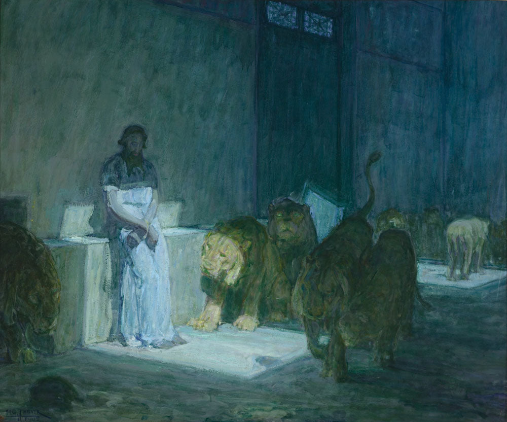 Daniel in the Lions' Den - by Henry Ossawa Tanner