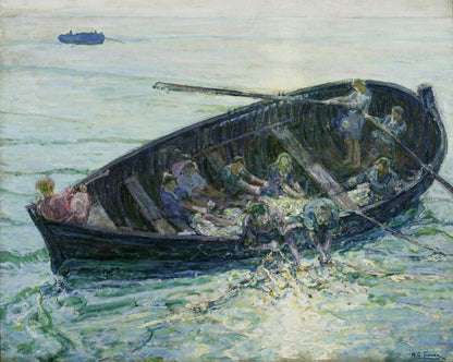 The Miraculous Haul of Fishes - by Henry Ossawa Tanner