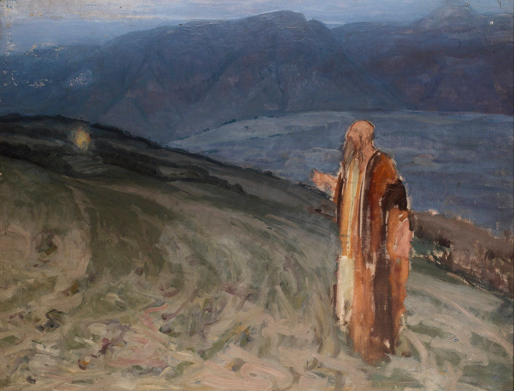 Study for Moses and the Burning Bush - by Henry Ossawa Tanner